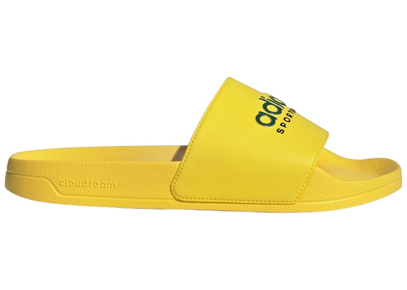 adidas Adilette Shower Slide 'Yellow Collegiate Green' IE8945