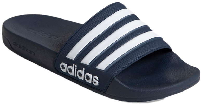 adidas Adilette Shower Slides 'Blue White' EV7186 Lookbook adidas Adilette Shower Slides 'Blue White' EV7186