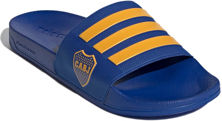 adidas Adilette Shower Slides 'Boca Blue' G58704 Lookbook adidas Adilette Shower Slides 'Boca Blue' G58704