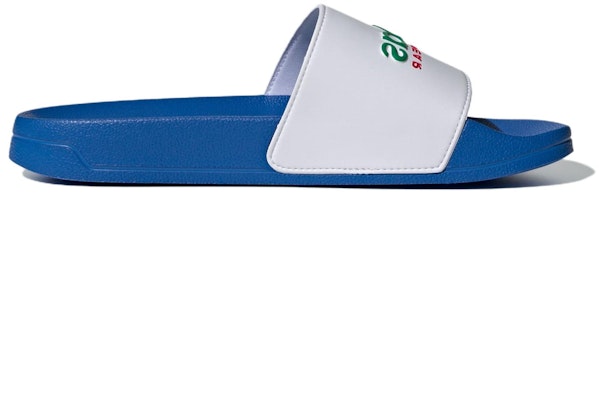 adidas Adilette Shower Slides 'Bright Royal White' IE8943 Order adidas Adilette Shower Slides 'Bright Royal White' IE8943