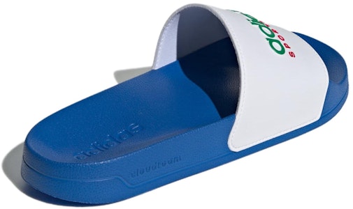adidas Adilette Shower Slides 'Azul Brillante Blanco' IE8943 Shop adidas Adilette Shower Slides 'Azul Brillante Blanco' IE8943