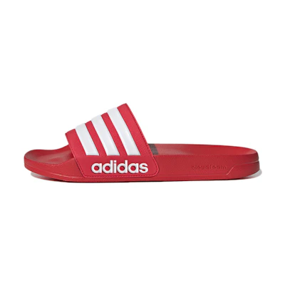 adidas Adilette Shower Slides 'Scarlet White'