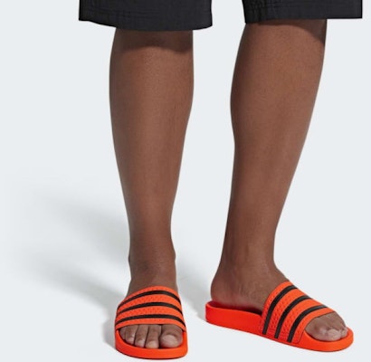 adidas Adilette Slide 'Active Orange' Sandal CM8442 Sizing adidas Adilette Slide 'Active Orange' Sandal CM8442