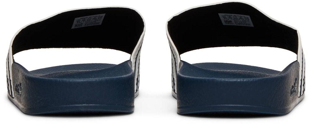 adidas Adilette Slide 'Adi Biru Putih' G16220 Details for adidas Adilette Slide 'Adi Biru Putih' G16220