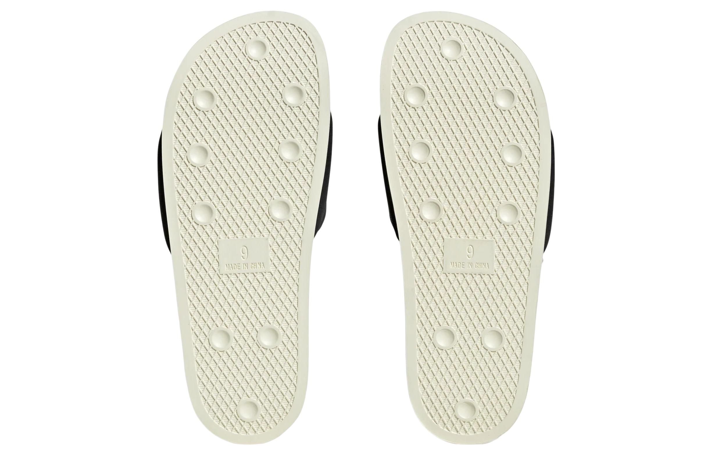 adidas Adilette Slide 'Black Off White' 圖 6