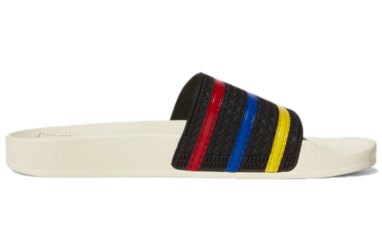 Order 阿迪达斯 Adilette 拖鞋 '黑色团队力量红' GW9637