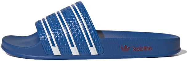 adidas Adilette Slide 'Bright Royal Power Red' GX9896 adidas Adilette Slide 'Bright Royal Power Red' GX9896