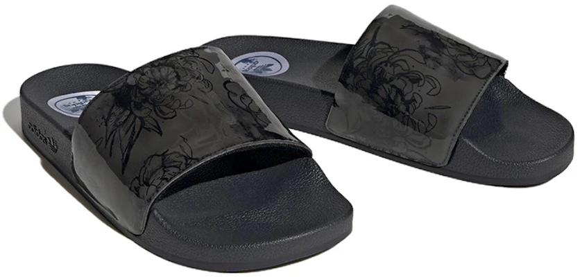 adidas Adilette Slide 'Chinese Porcelain' IE4199 Lookbook adidas Adilette Slide 'Chinese Porcelain' IE4199