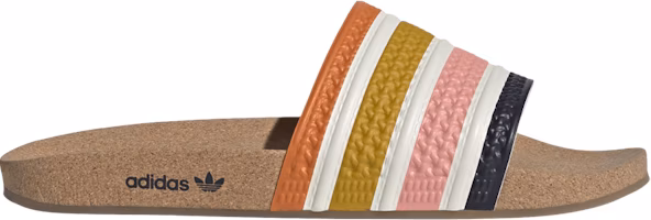 adidas Adilette Slide 'Cork - Legend Ink Orange' GV7076 adidas Adilette Slide 'Cork - Legend Ink Orange' GV7076