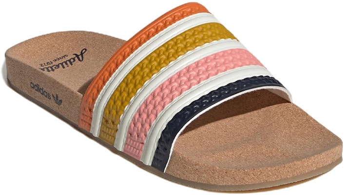 adidas Adilette Slide 'Cork - Legend Ink Orange' Selipar Lelaki GV7076 Lookbook adidas Adilette Slide 'Cork - Legend Ink Orange' Selipar Lelaki GV7076