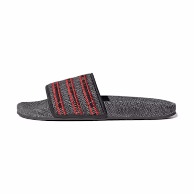adidas Adilette Slide 'Cozy Pack - Vivid Red Solid Grey'