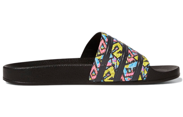 Order adidas Originals Adilette 拖鞋 黑/黃/粉