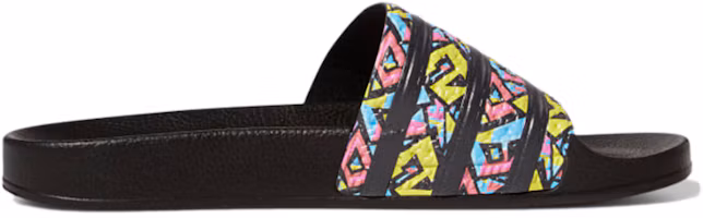 Order adidas Originals Adilette 拖鞋 黑/黃/粉