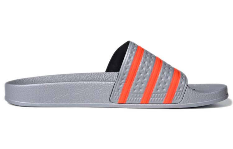 Order adidas originals Adilette 滑鞋 灰橙色 拖鞋