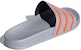adidas Adilette Slide 'Halo Silver Solar Red' Lelaki Perempuan FX5843