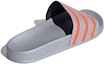 Shop adidas Adilette Slide 'Halo Silver Solar Red' Lelaki Perempuan FX5843