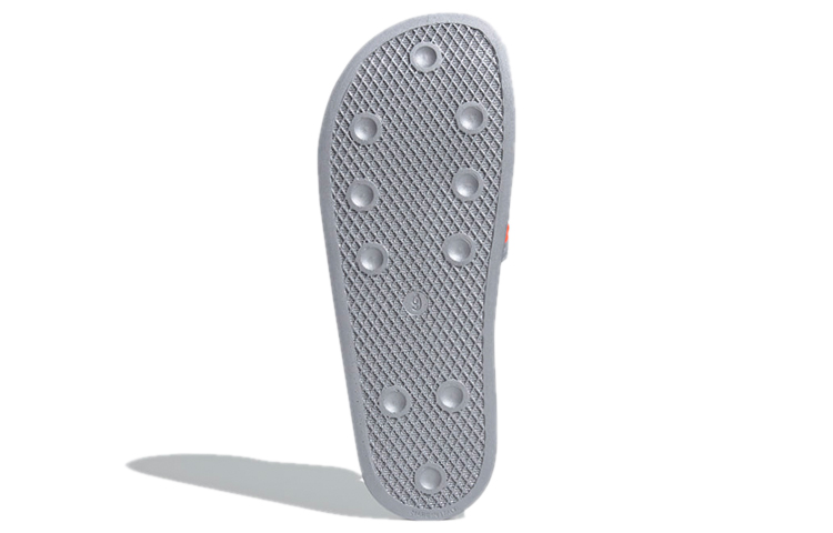Details for adidas originals Adilette 滑鞋 灰橙色 拖鞋