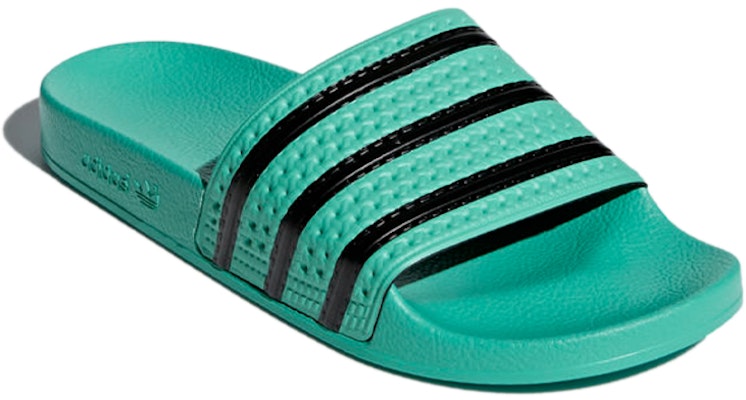 adidas Adilette Slide 'Hi-Res Green' CQ3100 Lookbook adidas Adilette Slide 'Hi-Res Green' CQ3100