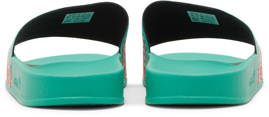 adidas Adilette Slide 'Hi-Res Green Turbo' GY3735 Details for adidas Adilette Slide 'Hi-Res Green Turbo' GY3735