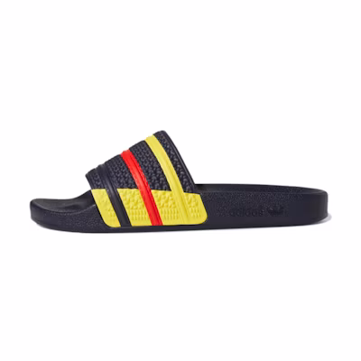 adidas Adilette Slide 'Legend Ink Red Yellow'