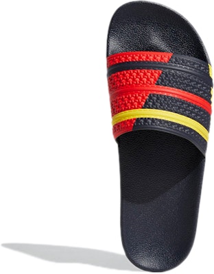 adidas Adilette Slide 'Legend Ink Red Yellow' H05238 Purchase adidas Adilette Slide 'Legend Ink Red Yellow' H05238