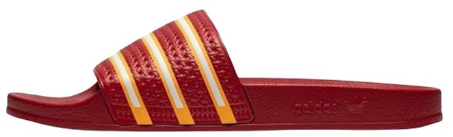 adidas Adilette Slide 'Team Power Red College Gold' GX9899 adidas Adilette Slide 'Team Power Red College Gold' GX9899