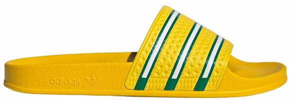 adidas Adilette Slide 'Team Yellow Green' GX9895 adidas Adilette Slide 'Team Yellow Green' GX9895