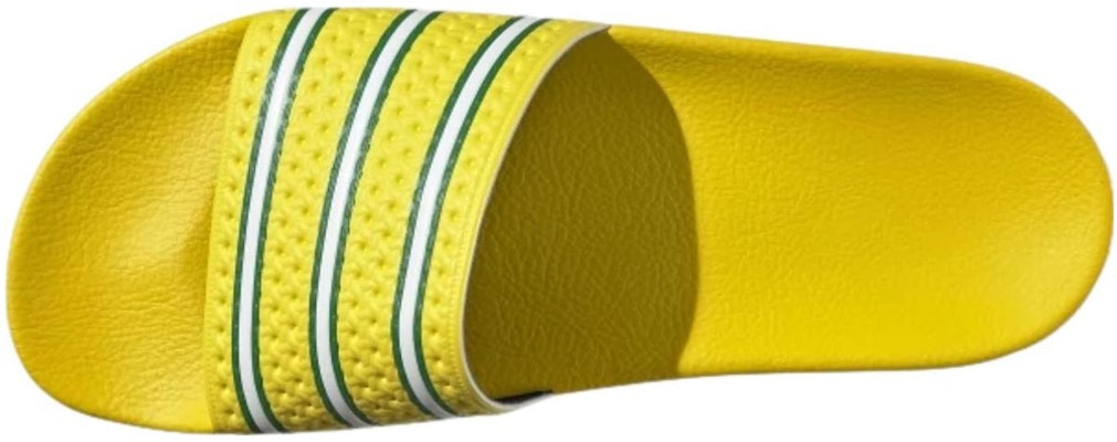 adidas Adilette Slide 'Amarillo Verde Equipo' GX9895 Shop adidas Adilette Slide 'Amarillo Verde Equipo' GX9895