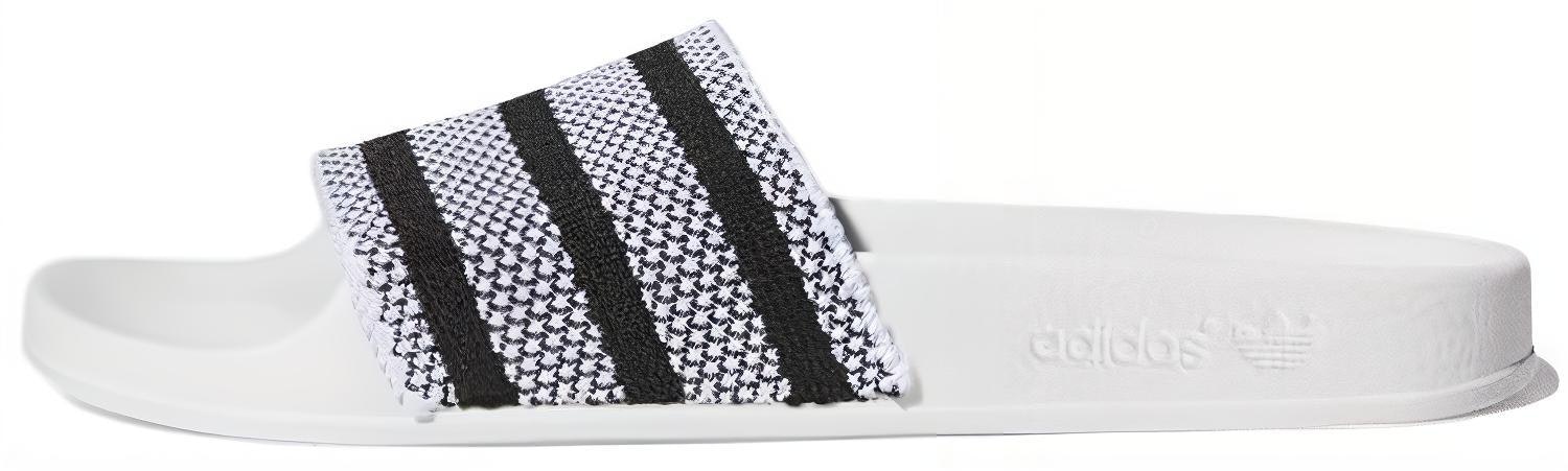 adidas-adilette-slide-white-black-bb-0119
