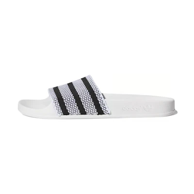 adidas Adilette Slide 'White Black'