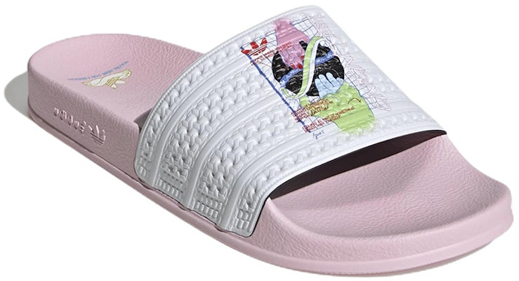 adidas Adilette Slide 'You're Here For A Reason - Pink' HR0092 Lookbook adidas Adilette Slide 'You're Here For A Reason - Pink' HR0092