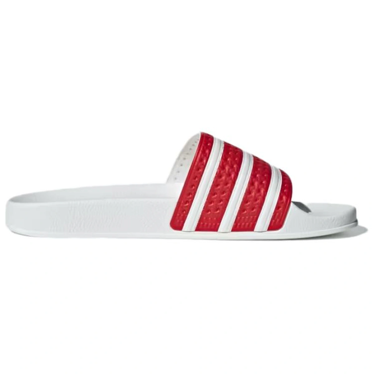 adidas Adilette Slides 'Better Scarlet White'