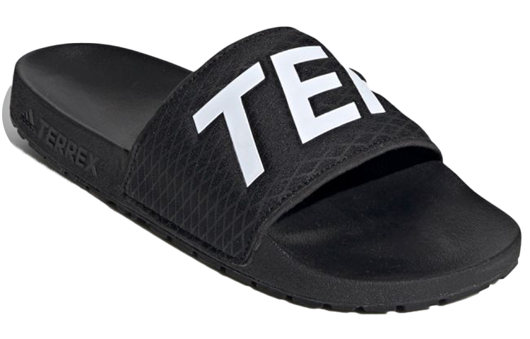 Lookbook アディダス アディレッタ スライド 'ブラック' EG5129 EG5129