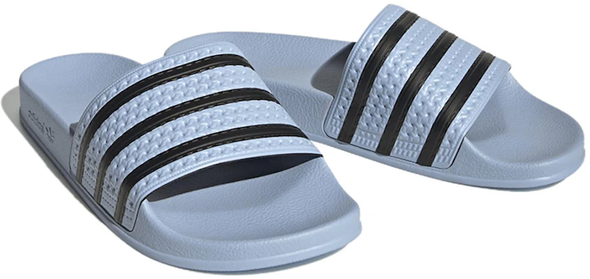adidas Adilette Slippers ''Blue Dawn'' HP6509 Lookbook adidas Adilette Slippers ''Blue Dawn'' HP6509