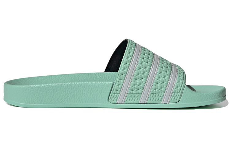 adidas Adilette Slides 'Blush Green' 圖 2