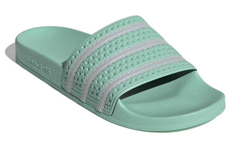 adidas Adilette Slides 'Blush Green' 圖 3
