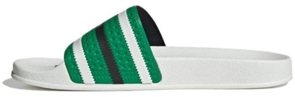 adidas Adilette Slides 'Green White' IG7501 adidas Adilette Slides 'Green White' IG7501