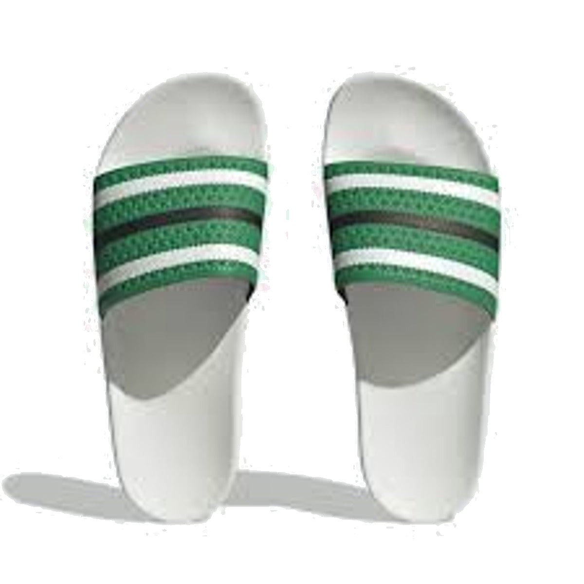 Lookbook アディレッタ スライド グリーン/ホワイト IG7501