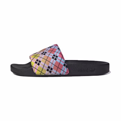 adidas Adilette Slides 'Plaid'