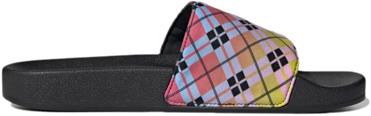 adidas Adilette Slides 'Plaid' GW6091 Order adidas Adilette Slides 'Plaid' GW6091