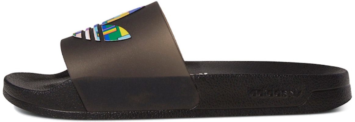adidas Adilette Slides 'Pride - Core Black' FY9017 Buy adidas Adilette Slides 'Pride - Core Black' FY9017