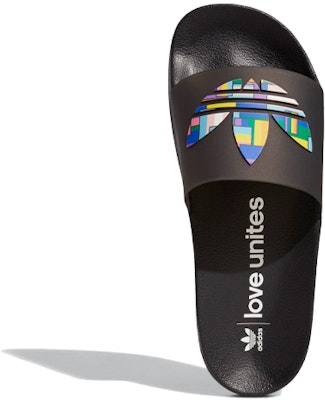 adidas Adilette Slides 'Pride - Core Black' FY9017 Purchase adidas Adilette Slides 'Pride - Core Black' FY9017