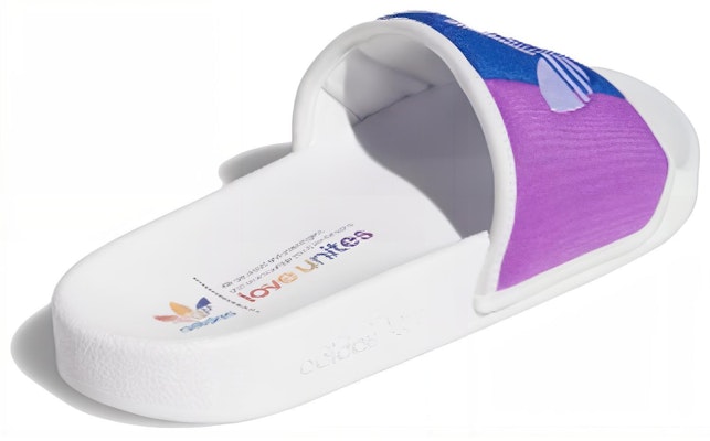 adidas Adilette Slides 'Pride' EF2317 Shop adidas Adilette Slides 'Pride' EF2317