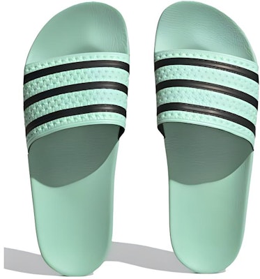 adidas Adilette Slides 'Pulse Mint' HP6508 Lookbook adidas Adilette Slides 'Pulse Mint' HP6508
