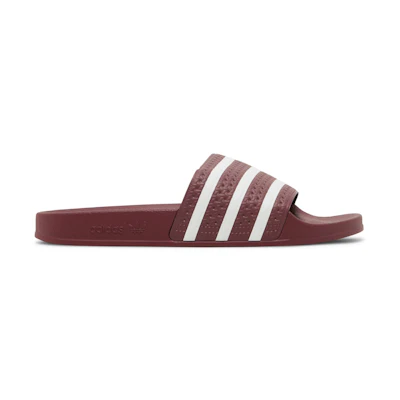 adidas Adilette Slides 'Quiet Crimson'