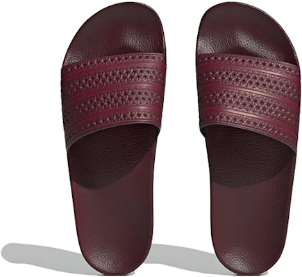 adidas Adilette Slides ''Shadow Red'' Slippers FZ6453 Shop adidas Adilette Slides ''Shadow Red'' Slippers FZ6453