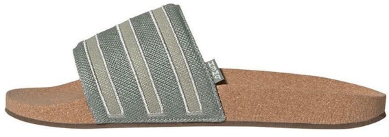 adidas Adilette Slides 'Silver Green Cork' HP6498 adidas Adilette Slides 'Silver Green Cork' HP6498