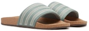 Lookbook adidas Adilette Slides 'Silver Green Cork' Hijau Perak Gabus. HP6498