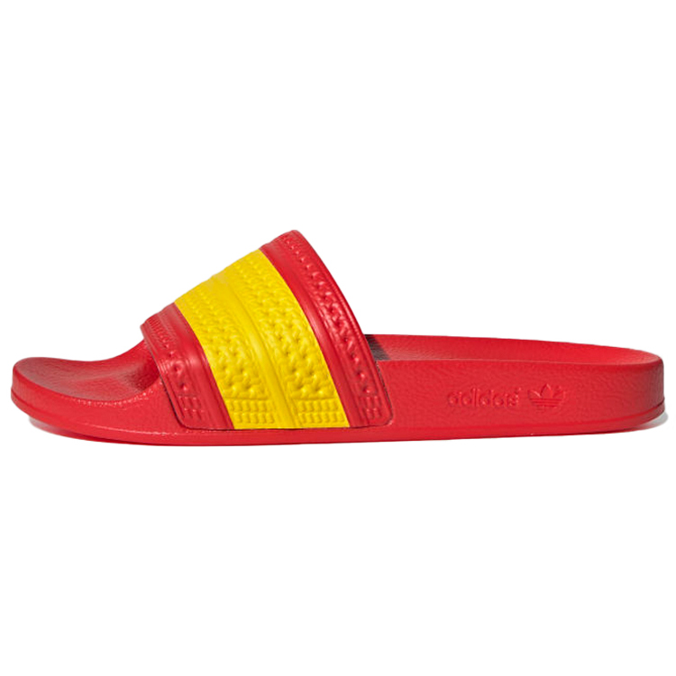 Buy adidas originals Adilette 滑梯 紅黃 拖鞋