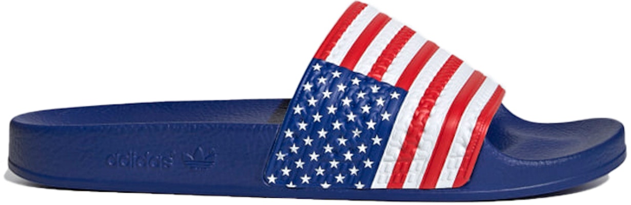 adidas Adilette Slides 'Bendera USA' G55380 Order adidas Adilette Slides 'Bendera USA' G55380